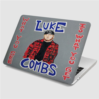 Pastele Luke Combs What You See Is What You Get MacBook Case Custom Personalized Smart Protective Cover for MacBook MacBook Pro MacBook Pro Touch MacBook Pro Retina MacBook Air Cases