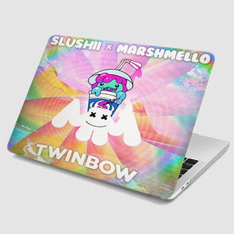 Pastele Slushii x marshmello Twinbow MacBook Case Custom Personalized Smart Protective Cover for MacBook MacBook Pro MacBook Pro Touch MacBook Pro Retina MacBook Air Cases