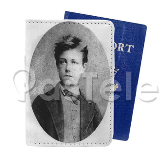 Arthur Rimbaud Custom PU Leather Passport Travel Baggage Cover
