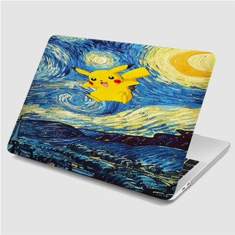 Pastele Pokemon Pikachu Starry Night MacBook Case Custom Personalized Smart Protective Cover for MacBook MacBook Pro MacBook Pro Touch MacBook Pro Retina MacBook Air Cases