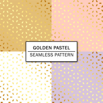 Pastele Golden Pastel Set of Seamless Pattern Repeating Images Background Instant Digital Download High Resolution PNG JPG 300 Dpi File Texture Editable Printable to Fabric Textile Digital Paper Repeat Image Surface Pattern Vector