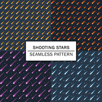 Pastele Shooting Stars Seamless Repeating Pattern Design Digital Download Repeat Image Background WallPaper Wall Art Decor Textile Fabric Editable Printable Pattern Fill Vector Art Clothing Paper Product Texture Seamless Pattern Bundle