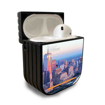 Pastele New New York Custom Personalized AirPods Case Apple AirPods Gen 1 AirPods Gen 2 AirPods Pro Protective Cover Sublimation