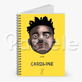 Amin Caroline Custom Personalized Spiral Notebook Cover Prin Ruled Line