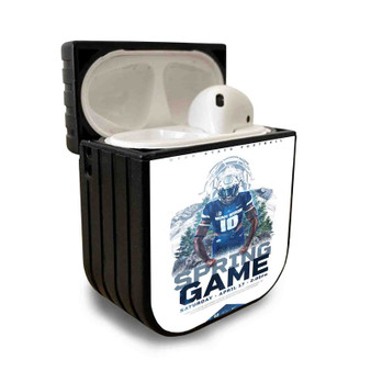 Pastele New Utah State Aggies Custom Personalized AirPods Case Apple AirPods Gen 1 AirPods Gen 2 AirPods Pro Protective Cover Sublimation