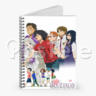 Anohana The Flower We Saw That Day Custom Personalized Spiral Notebook Cover Prin Ruled Line