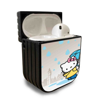 Pastele New Hello Kitty Hd Wallpaper For Tablet Custom Personalized AirPods Case Apple AirPods Gen 1 AirPods Gen 2 AirPods Pro Protective Cover Sublimation