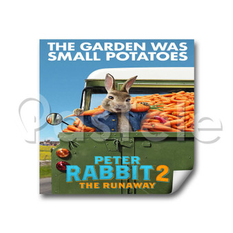Peter Rabbit 2 The Runaway Custom Stickers White Transparent Vinyl Decals