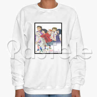 Anohana The Flower We Saw That Day Custom Unisex Crewneck Sweatshirt Cotton Polyester Fabric