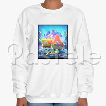 The Spongebob Movie Sponge on the Run Custom Unisex Crewneck Sweatshirt Cotton Polyester Fabric