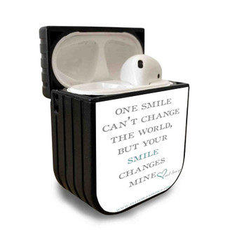 Pastele New my smile quotes Custom Personalized AirPods Case Apple AirPods Gen 1 AirPods Gen 2 AirPods Pro Protective Cover Sublimation