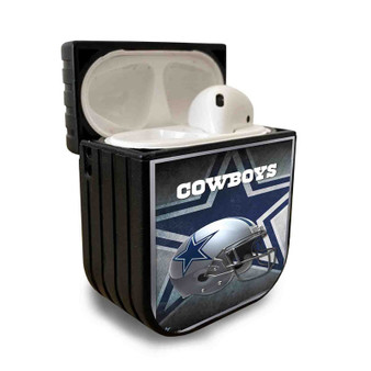 Pastele New Dallas Cowboys Custom Personalized AirPods Case Apple AirPods Gen 1 AirPods Gen 2 AirPods Pro Protective Cover Sublimation