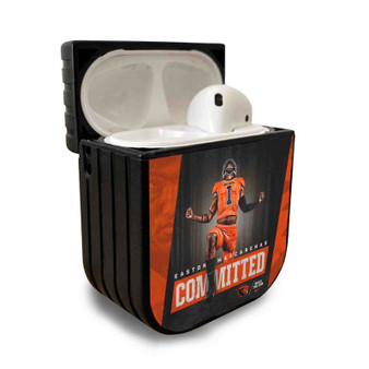 Pastele New Oregon State Beavers Custom Personalized AirPods Case Apple AirPods Gen 1 AirPods Gen 2 AirPods Pro Protective Cover Sublimation