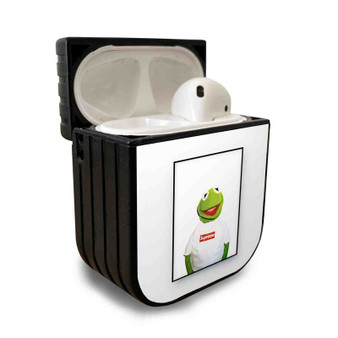 Pastele New Kermit The Frog Supreme Shirt Price Custom Personalized AirPods Case Apple AirPods Gen 1 AirPods Gen 2 AirPods Pro Protective Cover Sublimation