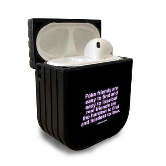 Pastele Best Friends Stand By You Quotes Custom Personalized AirPods Case Apple AirPods Gen 1 AirPods Gen 2 AirPods Pro Protective Cover Sublimation