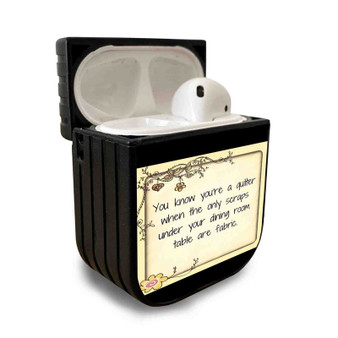 Pastele Best 28 Humorous Quilting Quotes And Sayings Custom Personalized AirPods Case Apple AirPods Gen 1 AirPods Gen 2 AirPods Pro Protective Cover Sublimation