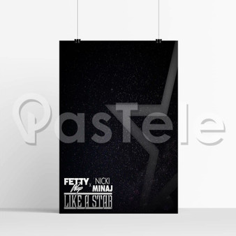 Fetty Wap feat Nicki Minaj Like A Star Silk Poster Print Wall Decor 20 x 13 Inch 24 x 36 Inch