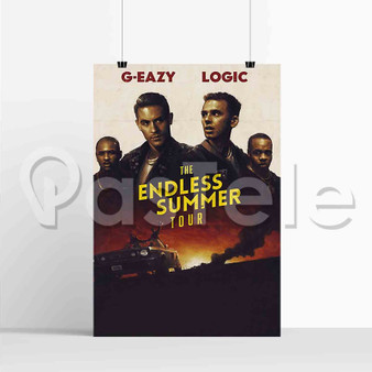 G Eazy and Logic The Endless Summer Tour Silk Poster Printed Wall Decor 20 x 13 Inch 24 x 36 Inch