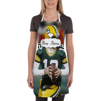 Pastele Best Aaron Rodgers NFL Custom Personalized Name Kitchen Apron