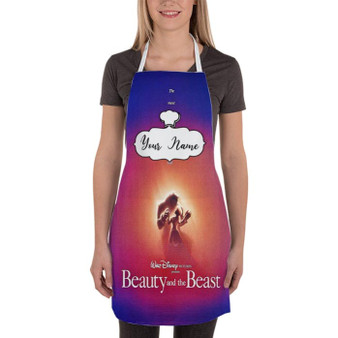 Pastele Best Beauty and The Beast Disney Shadow Custom Personalized Name Kitchen Apron