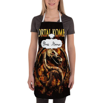 Pastele Best Mortal Kombat Game Custom Personalized Name Kitchen Apron