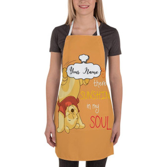 Pastele Best Pooh There s Sunshine in My Soul Disney Custom Personalized Name Kitchen Apron