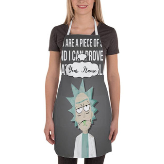 Pastele Best Rick Quotes Rick and Morty Custom Personalized Name Kitchen Apron