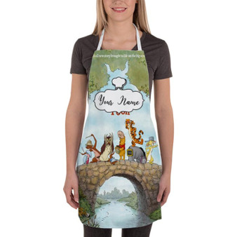 Pastele Best Winnie The Pooh and Friends Disney Custom Personalized Name Kitchen Apron