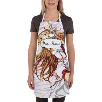 Pastele Best Asuna Yuuki Sword Art Online Anime Custom Personalized Name Kitchen Apron