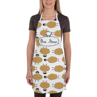 Pastele Best Gene Belcher Bob's Burgers Custom Personalized Name Kitchen Apron