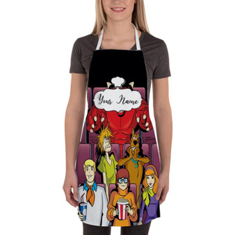 Pastele Best Scooby Doo and Monsters Custom Personalized Name Kitchen Apron