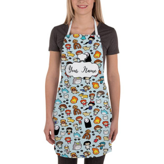 Pastele Best Studio Ghibli Totoro Spirited Away Anime Custom Personalized Name Kitchen Apron