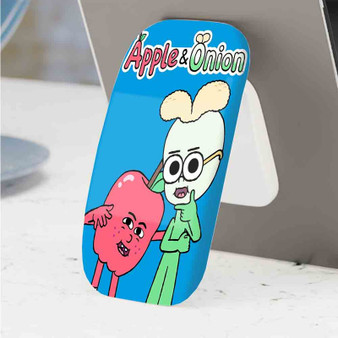 Pastele Best Apple Onion Phone Click-On Grip Custom Pop Up Stand Holder Apple iPhone Samsung