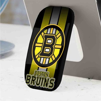 Pastele Best Boston Bruins Phone Click-On Grip Custom Pop Up Stand Holder Apple iPhone Samsung