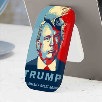 Pastele Best Donald Trump Make America Great Again Phone Click-On Grip Custom Pop Up Stand Holder Apple iPhone Samsung
