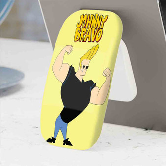 Pastele Best Johnny Bravo Phone Click-On Grip Custom Pop Up Stand Holder Apple iPhone Samsung