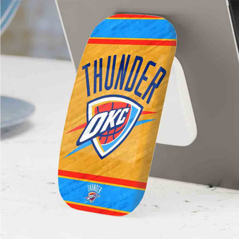 Pastele Best Oklahoma City Thunder NBA Phone Click-On Grip Custom Pop Up Stand Holder Apple iPhone Samsung