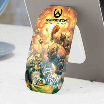 Pastele Best Overwatch Junkrat Roadhog Games Phone Click-On Grip Custom Pop Up Stand Holder Apple iPhone Samsung