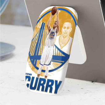 Pastele Best Stephen Curry Golden State Warriors NBA 2 Phone Click-On Grip Custom Pop Up Stand Holder Apple iPhone Samsung