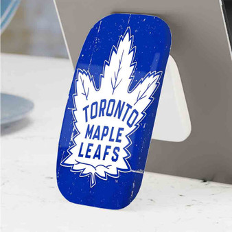 Pastele Best Toronto Maple Leafs NHL Phone Click-On Grip Custom Pop Up Stand Holder Apple iPhone Samsung