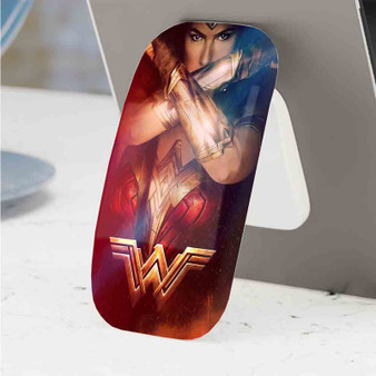 Pastele Best Wonder Woman DC Comics 2017 Phone Click-On Grip Custom Pop Up Stand Holder Apple iPhone Samsung