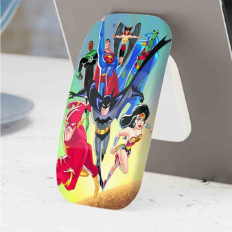 Pastele Best Justice League Phone Click-On Grip Custom Pop Up Stand Holder Apple iPhone Samsung