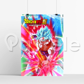 Goku Super Saiyan Blue Kaioken Dragon Ball Super Silk Poster Print Wall Decor 20 x 13 Inch 24 x 36 Inch