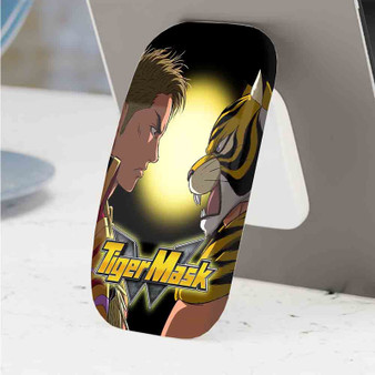 Pastele Best Tiger Mask W Phone Click-On Grip Custom Pop Up Stand Holder Apple iPhone Samsung