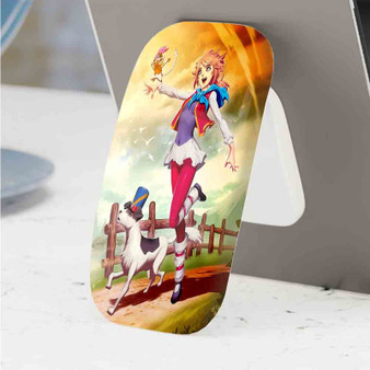 Pastele Best World Masterpiece Theater Phone Click-On Grip Custom Pop Up Stand Holder Apple iPhone Samsung