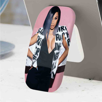 Pastele Best Cardi B Phone Click-On Grip Custom Pop Up Stand Holder Apple iPhone Samsung