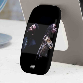 Pastele Best Grits Audio Push Phone Click-On Grip Custom Pop Up Stand Holder Apple iPhone Samsung