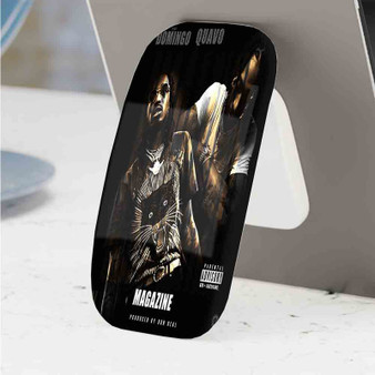 Pastele Best Magazine Migo Domingo Feat Quavo Phone Click-On Grip Custom Pop Up Stand Holder Apple iPhone Samsung