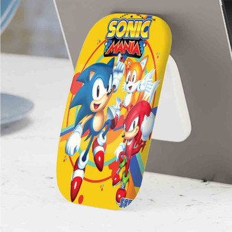 Pastele Best Sonic Mania Phone Click-On Grip Custom Pop Up Stand Holder Apple iPhone Samsung