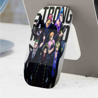 Pastele Best Strong World One Piece Phone Click-On Grip Custom Pop Up Stand Holder Apple iPhone Samsung